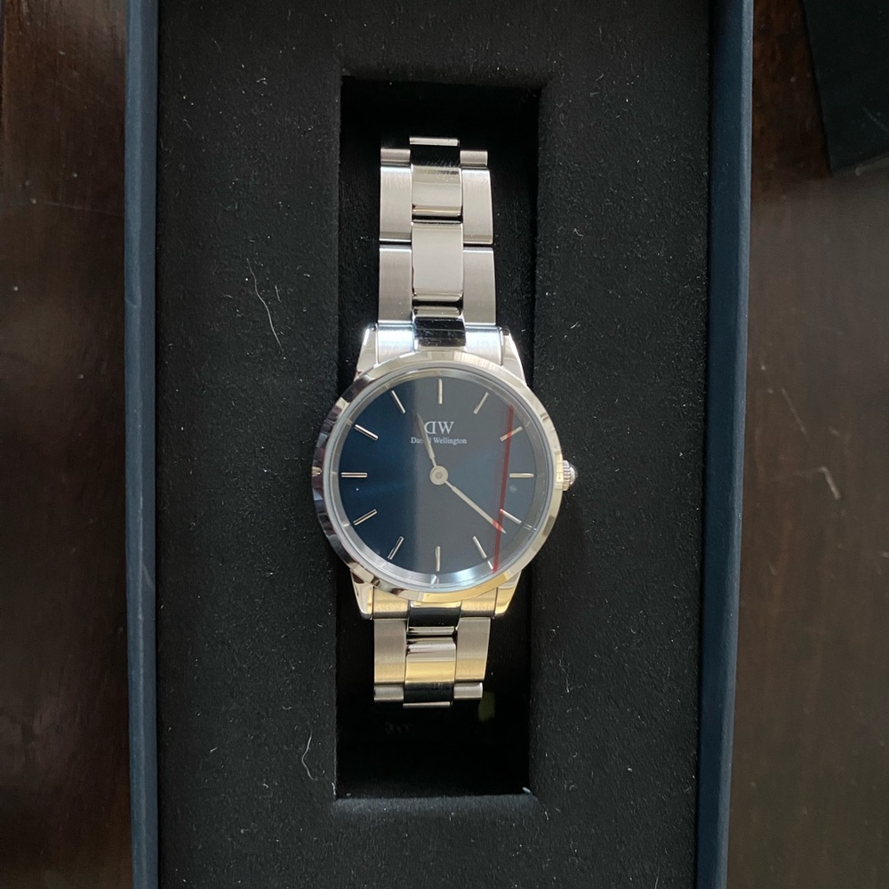 Daniel Wellington Silver and Black Watch